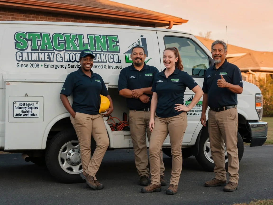 Chimney flashing repair company in Miranda, CA